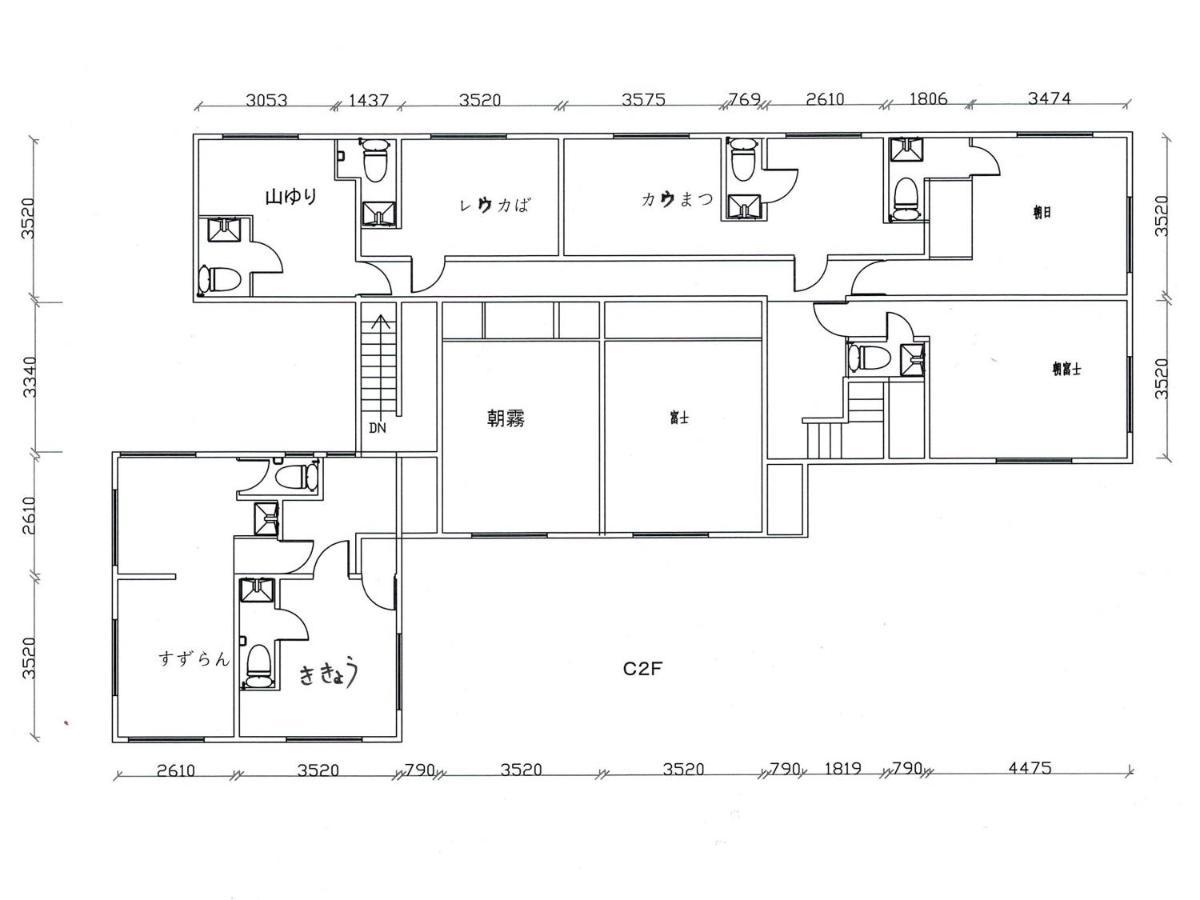 Fujinoya Ryokan Fujikawaguchiko Exteriör bild